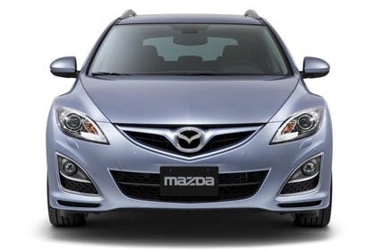 Mazda 6 Kombi GH Studio Aussenansicht Front statisch silber
