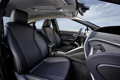 Toyota Mirai Innenansicht Detail statisch schwarz Sitze