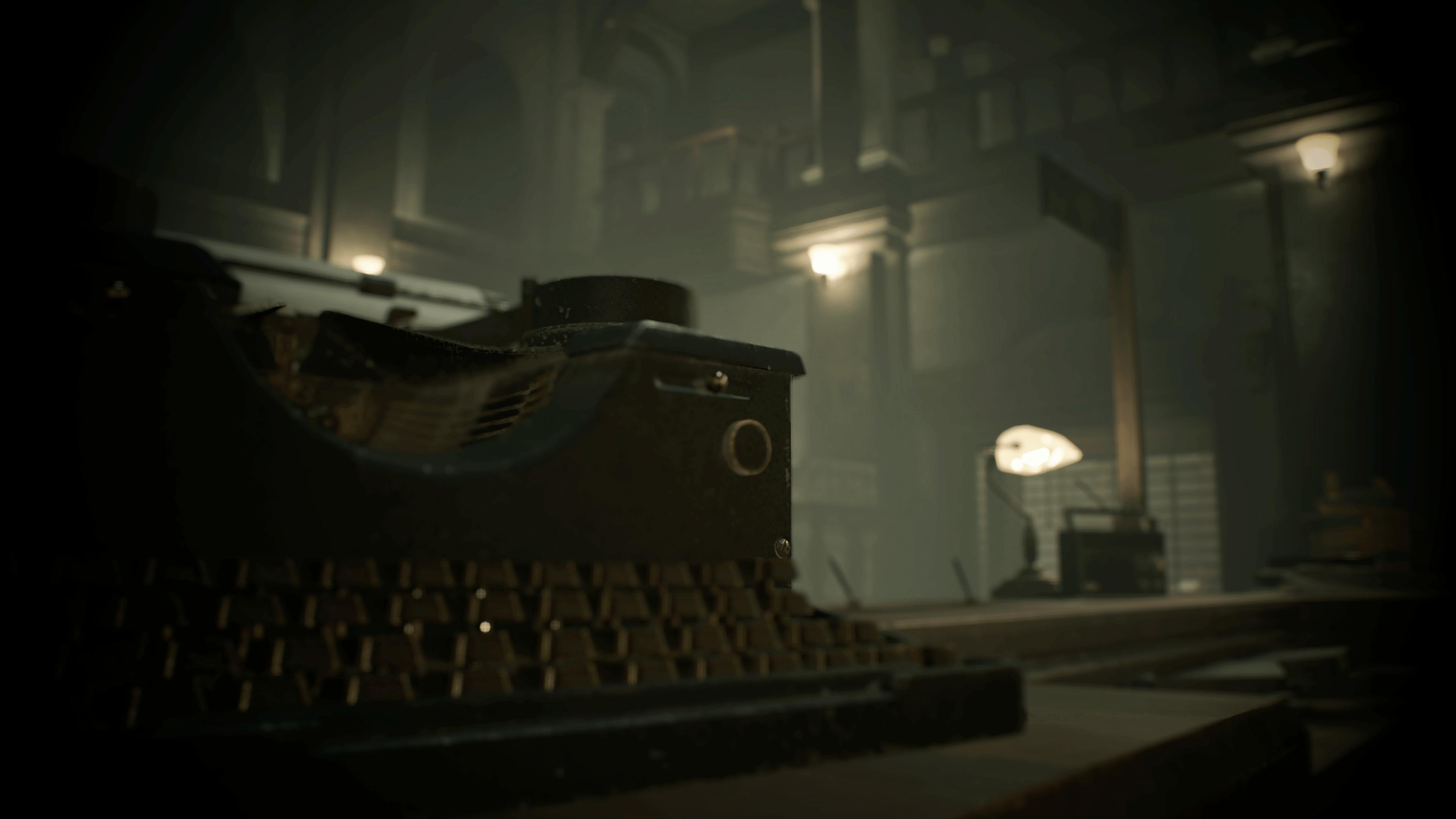 Resident Evil 2 Remake - Screenshot Typewriter