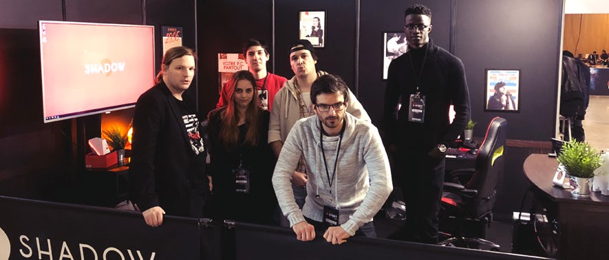 L'équipe Shadow présente à la Lyon eSport