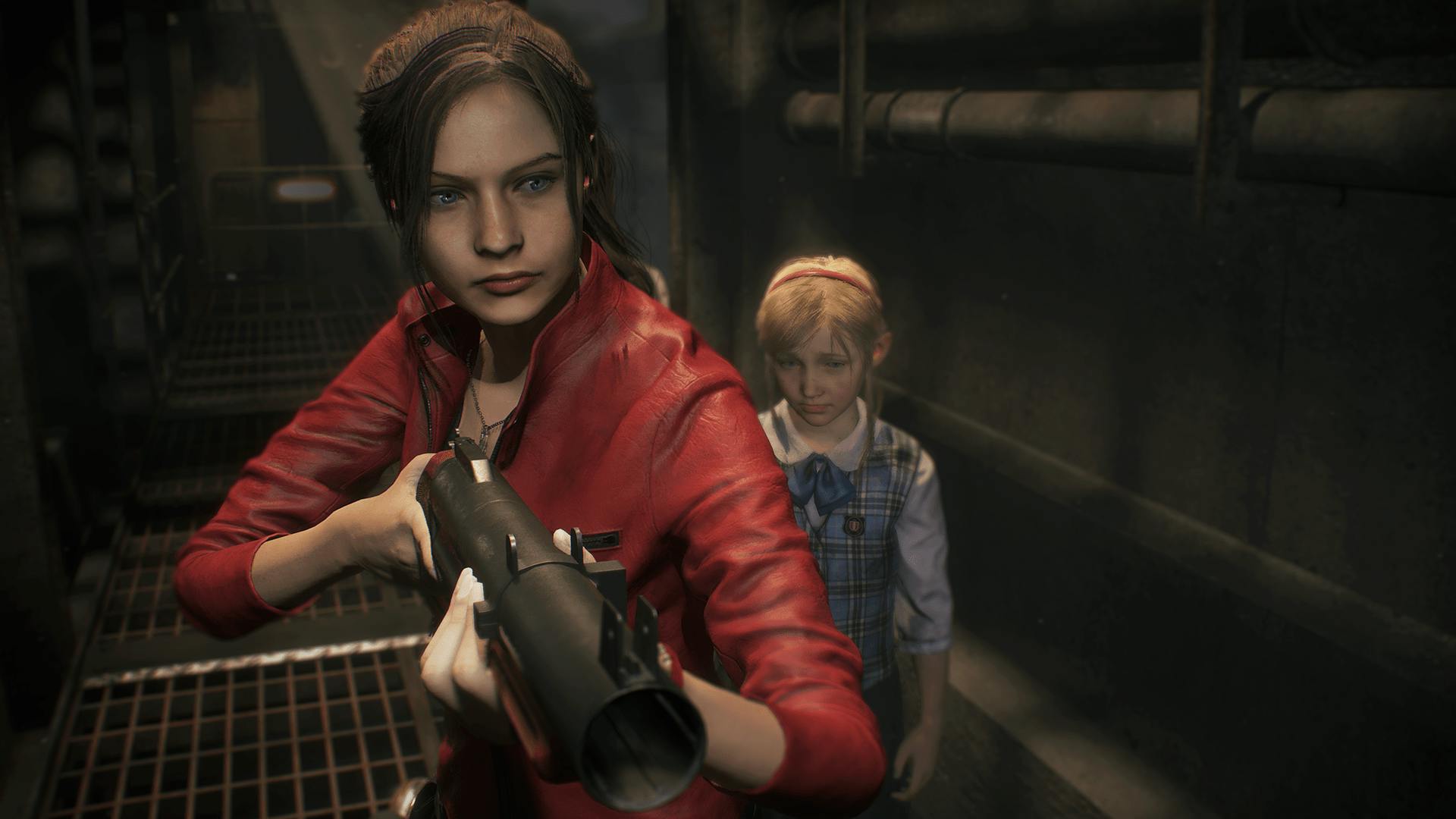 Resident Evil 2 Remake - Screenshot Claire and Chery