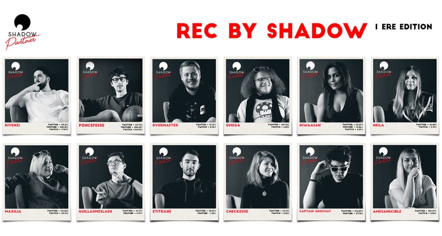 Le bilan de REC by Shadow, un programme spécial pour vidéastes et streamers de jeux vidéo