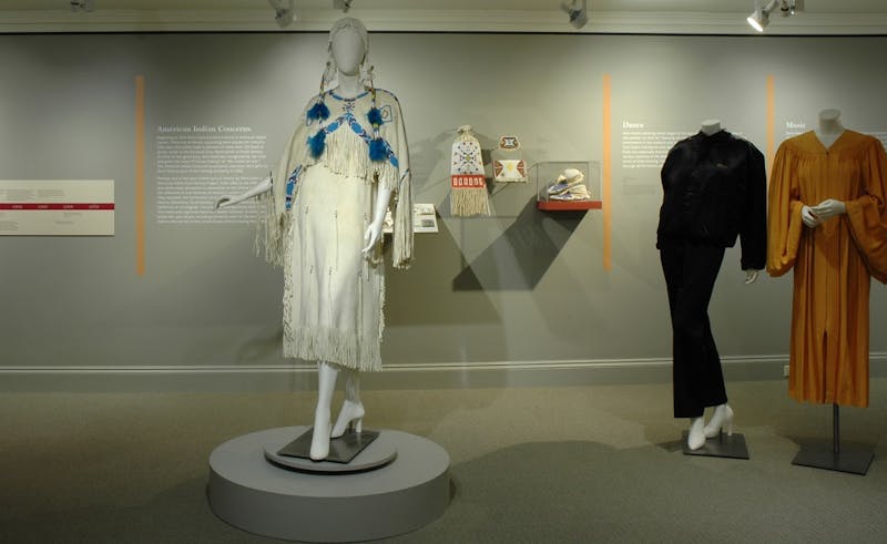 Dress made for Doris Duke by the Rosebud Sioux. Photo courtesy of the Newport Restoration Foundation.