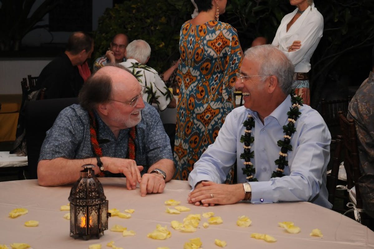 Governor Neil Abercrombie and Moroccan Ambassador to the U.S. Rachad Bouhlal. (Photo: John Chisholm, 2012.)