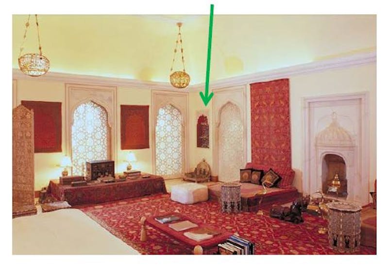 Doris Duke’s bedroom at Shangri La. Doris Duke Foundation for Islamic Art, Honolulu, Hawai‘i. (Photo: David Franzen, 1999.)