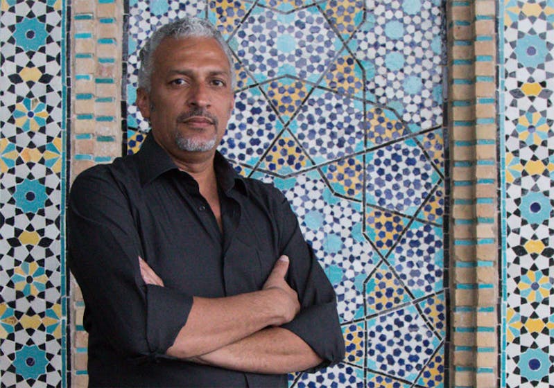 Artist in Residence Mohammed Kazem. Photo: Eunji Paula Kim