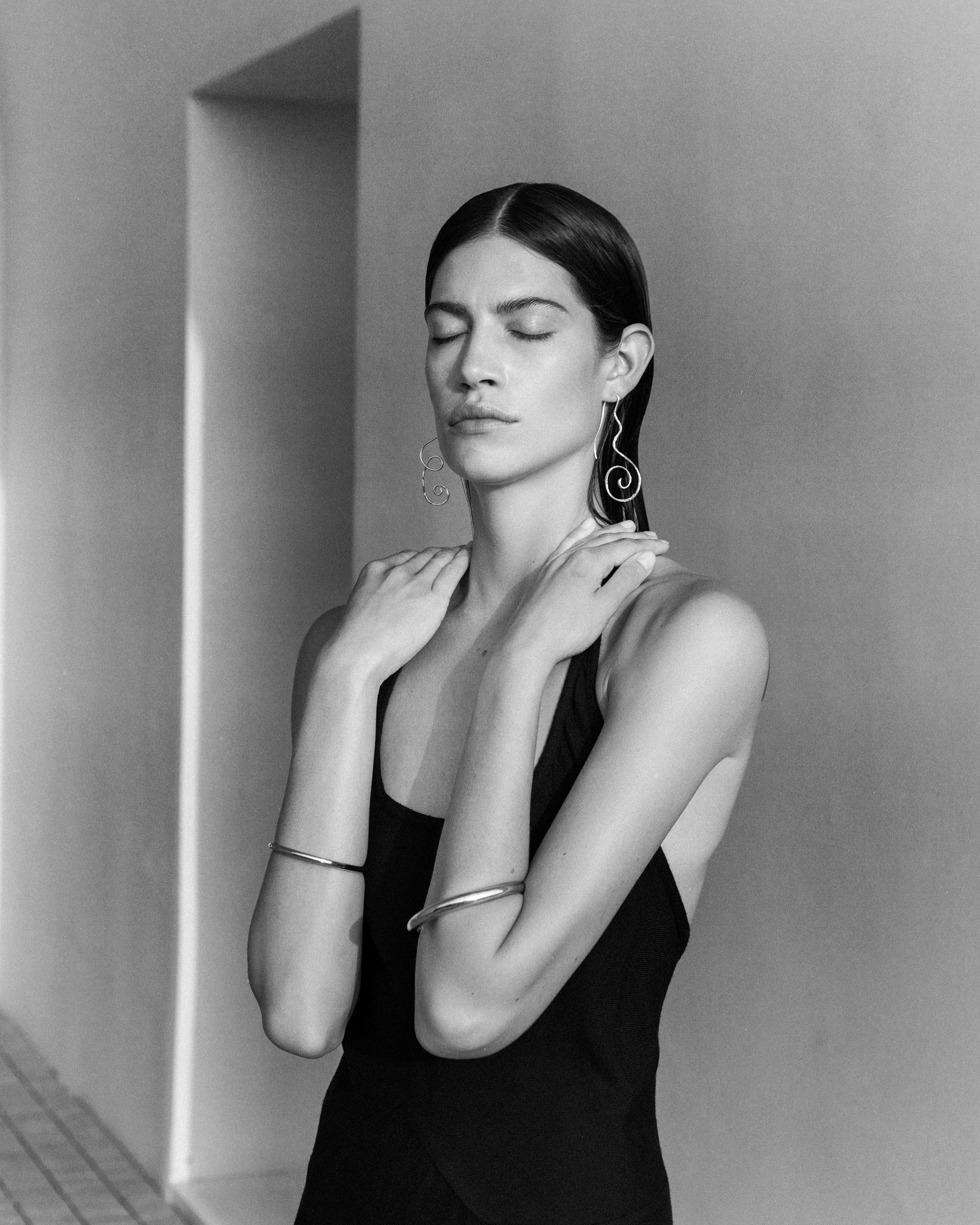 SMITHSON EARRINGS, SILVER