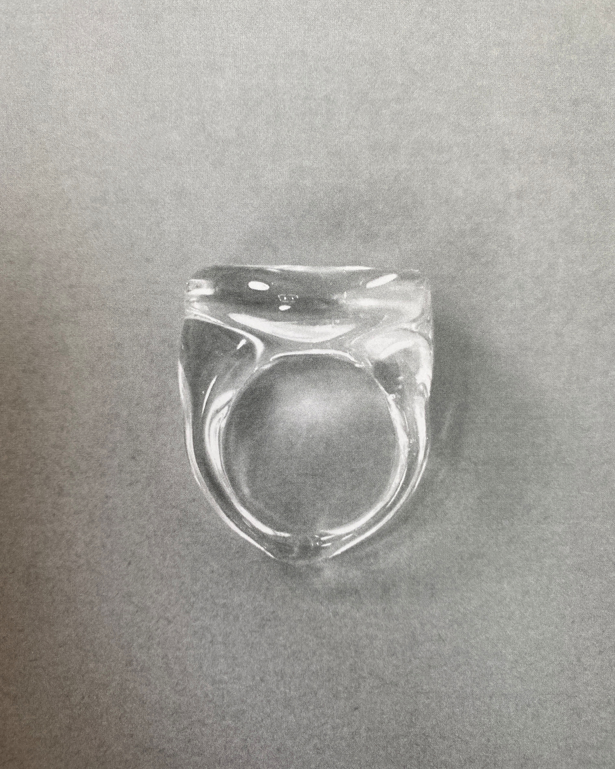 LALIQUE RING, TRANSPARENT