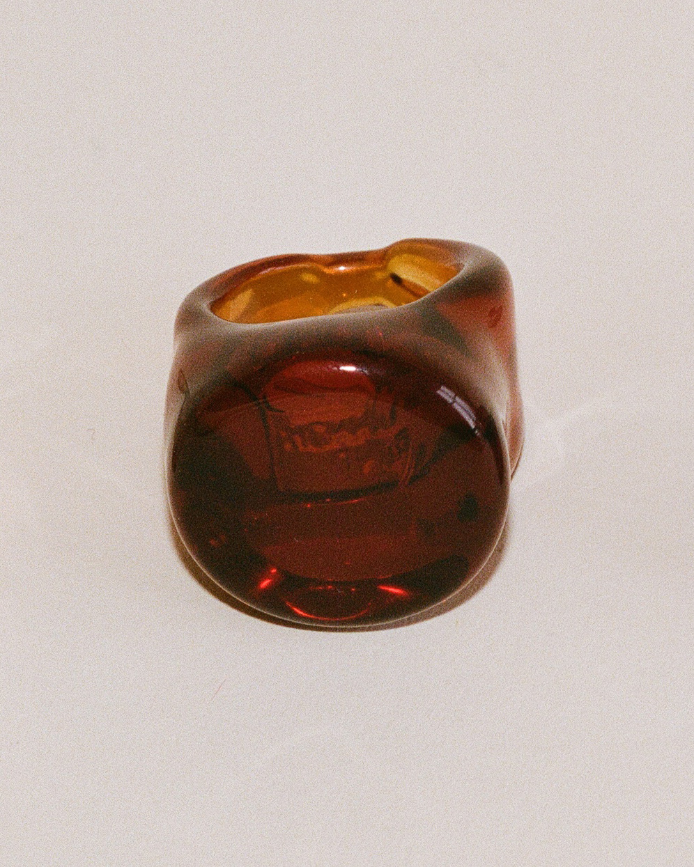 LALIQUE RING, WARM COLORS