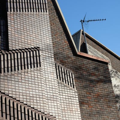 Decorative brickwork, Balaam leisure centre - Plaistow
