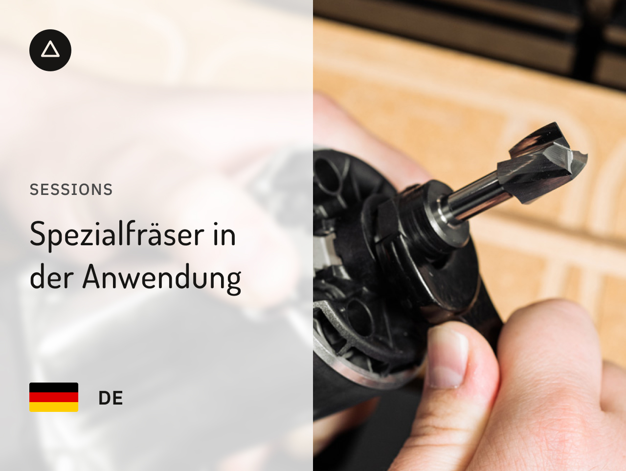 Spezialfräser in der Anwendung Shaper Sessions