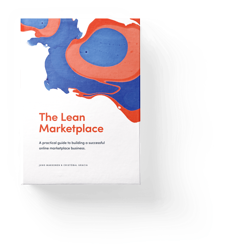 Book cover: The Lean Marketplace – A practical guide to building a successful marketplace business.