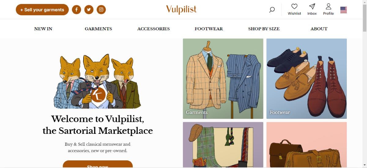 Vulpilist homepage