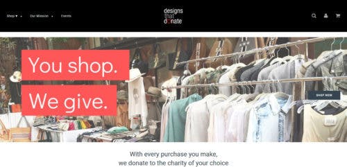 DesignsThatDonate reciprocates sales