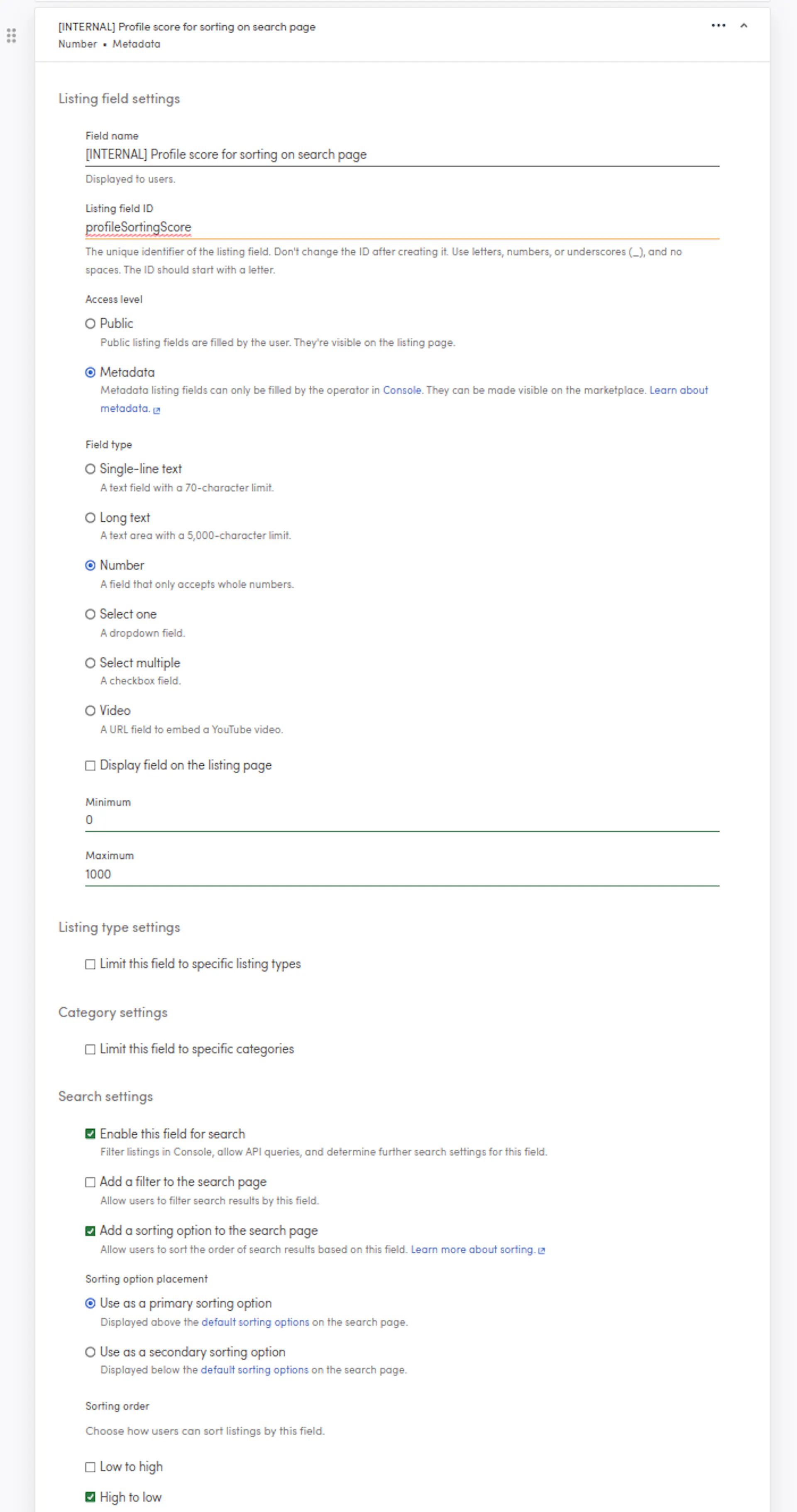 A screenshot of the Sharetribe Console