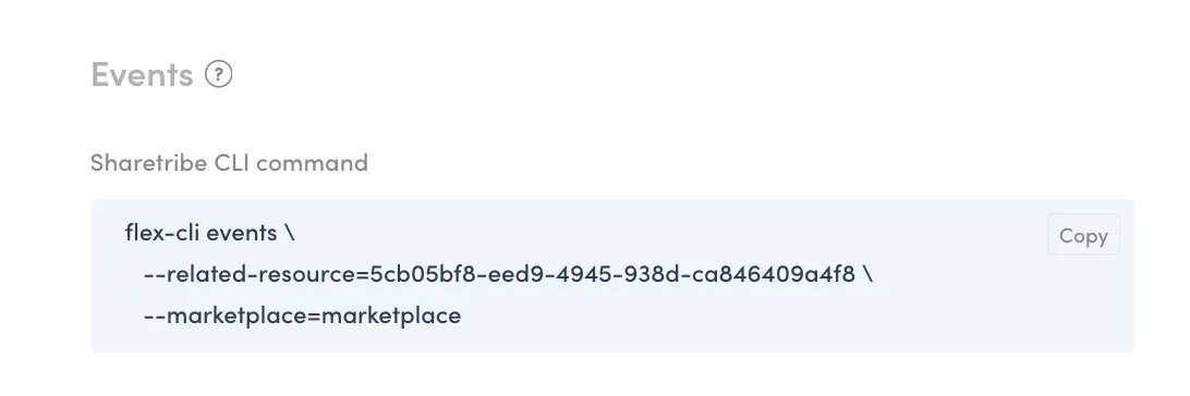 How to get the most out of events with the Sharetribe CLI