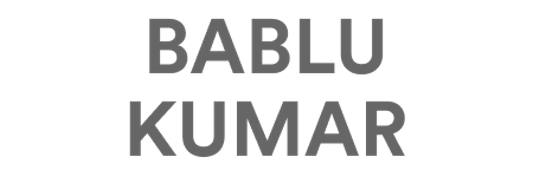 Bablu Kumar