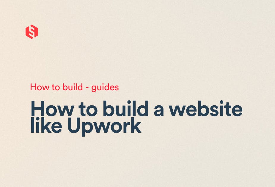 How to build a website like Upwork