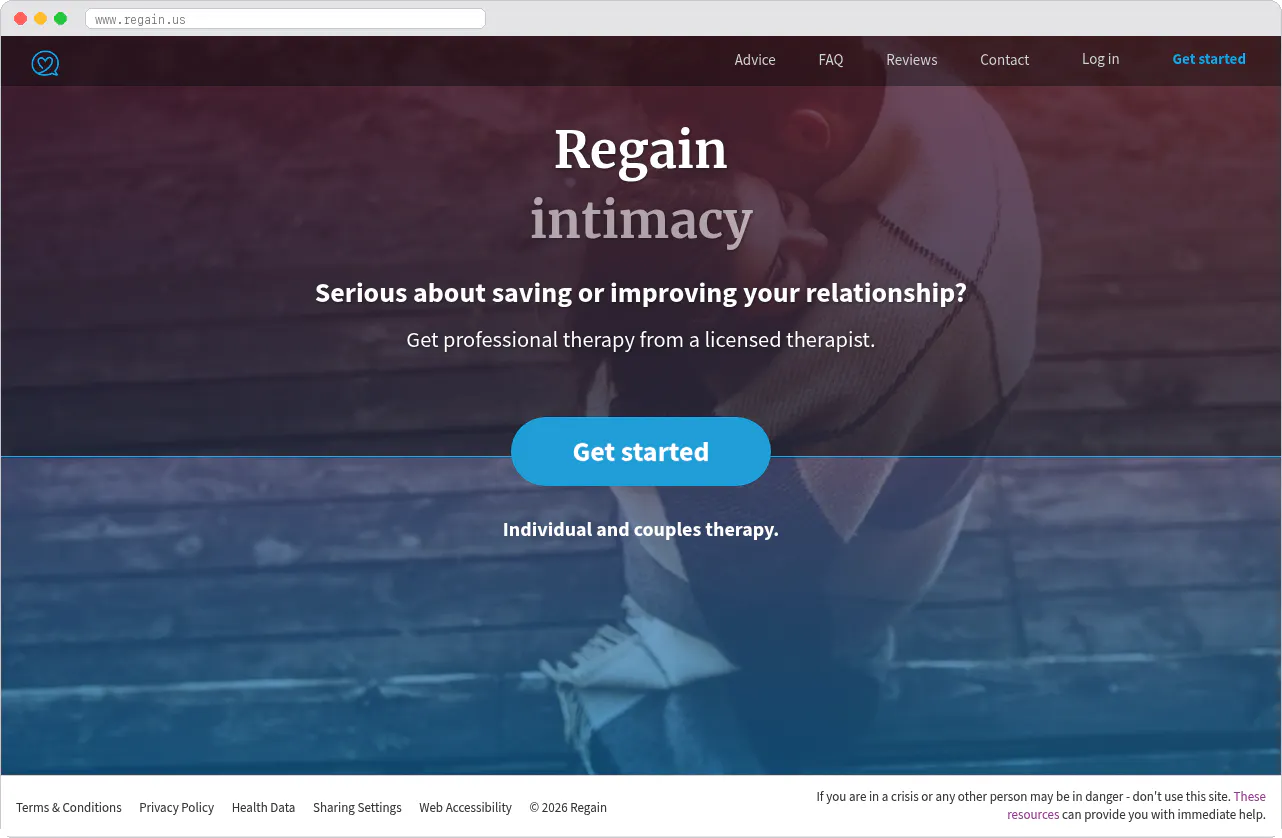ReGain marketplace homepage screenshot