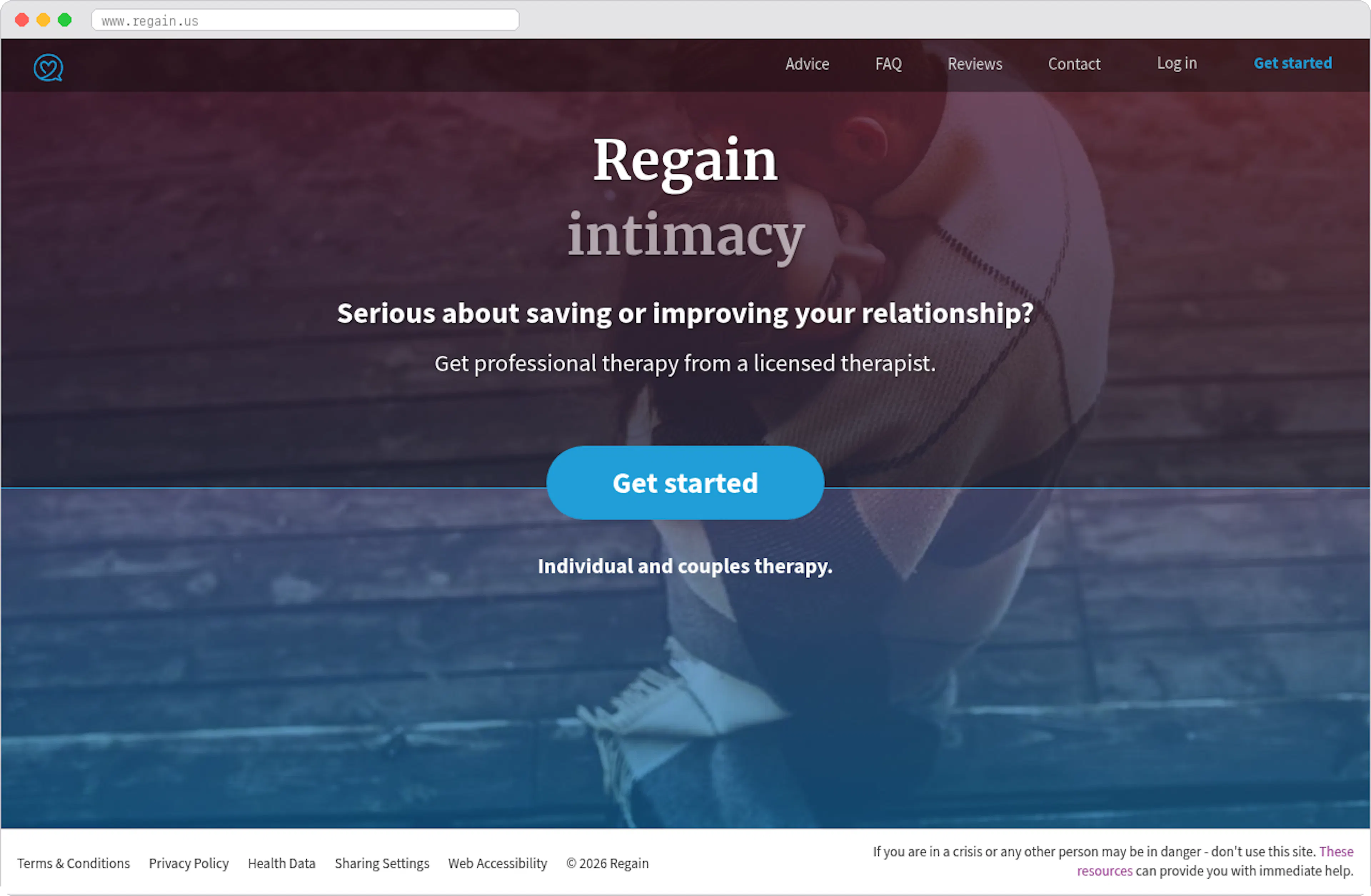 ReGain marketplace homepage screenshot