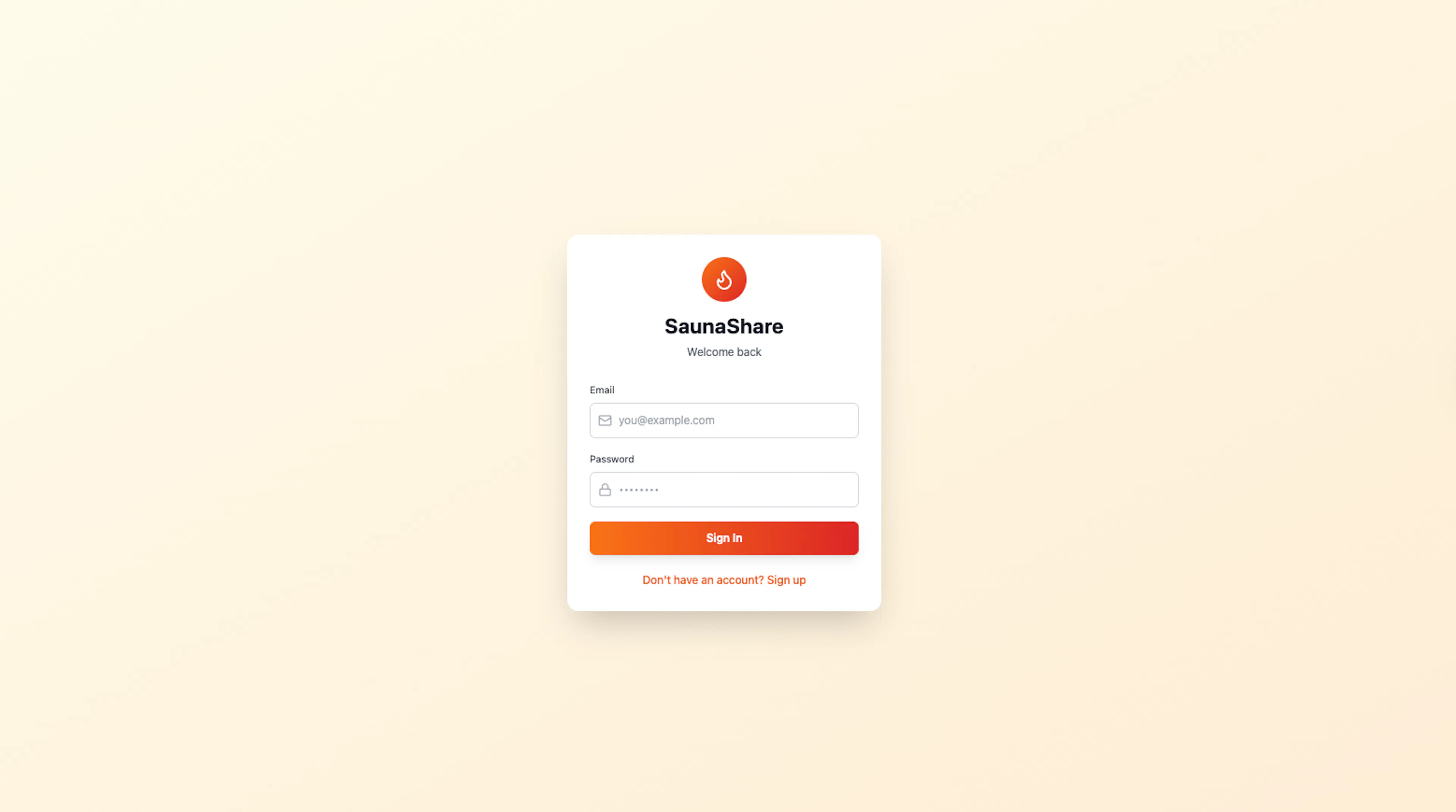 Screenshot of the first prototype made by Bolt.new based on the prompt.