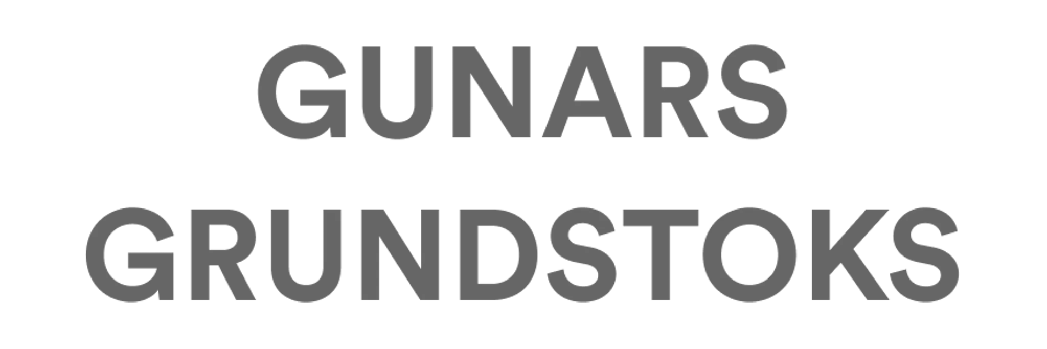 Gunars Grundstoks