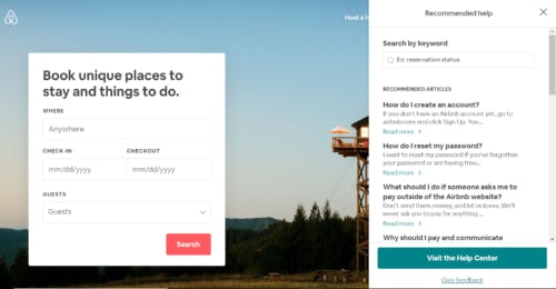 Airbnb's help center creates loyal marketplace customers
