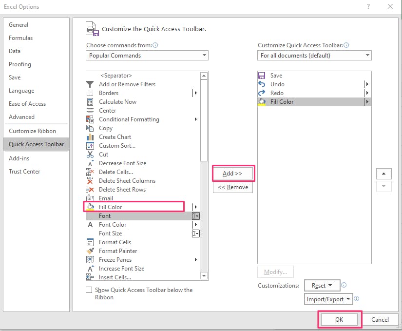 Best Shortcuts to Fill Color in Excel (Basic & Advanced)