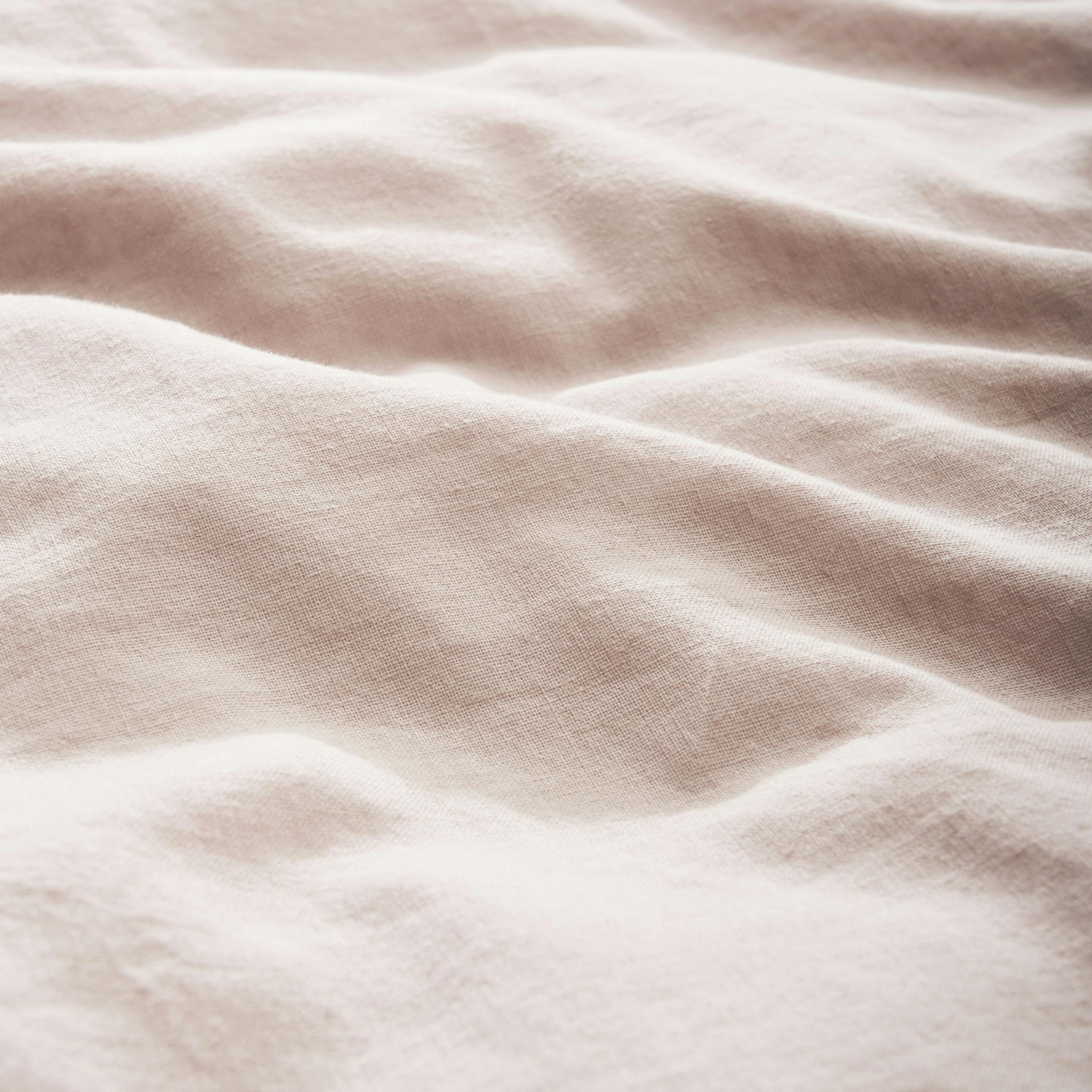 Cotton Linen Quilt Cover texture shot