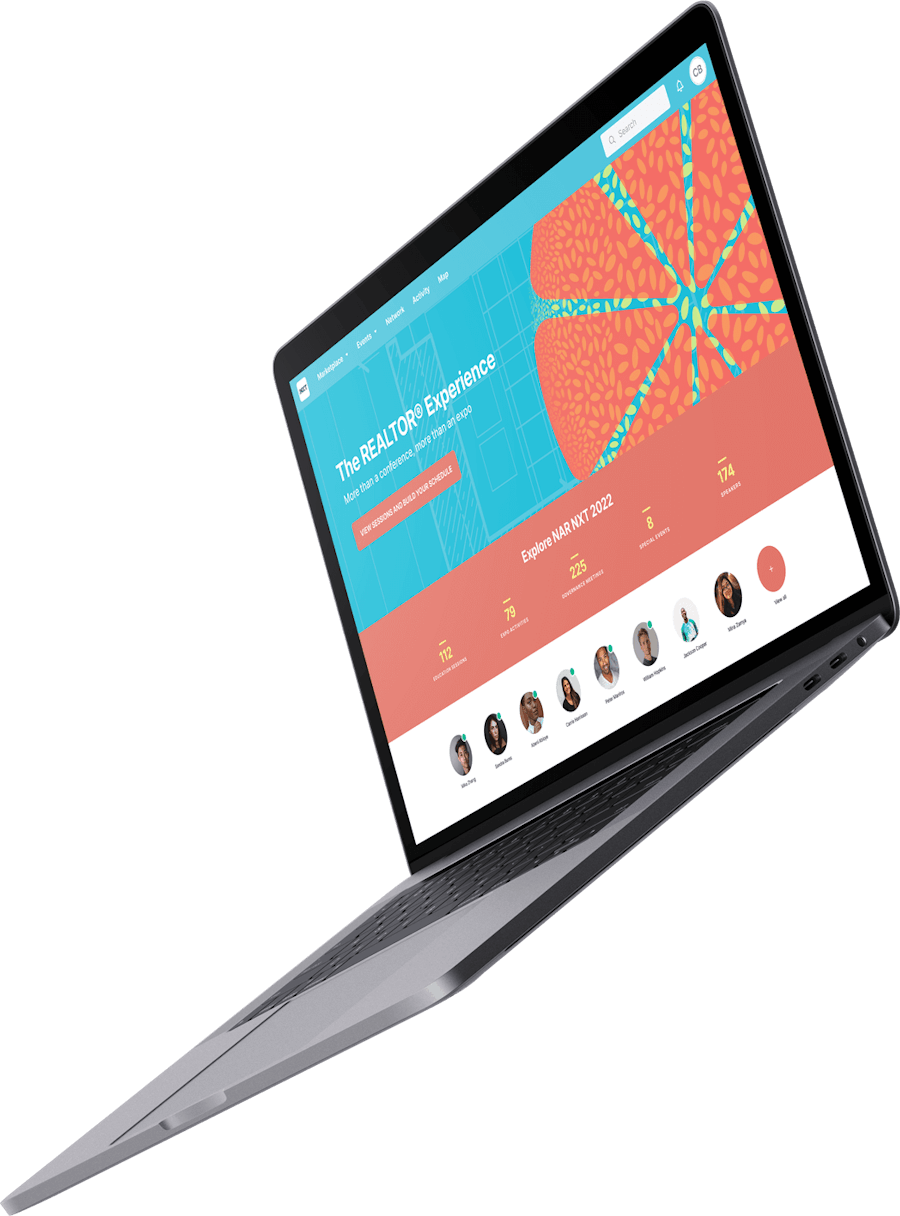 Laptop featuring Sherpa app