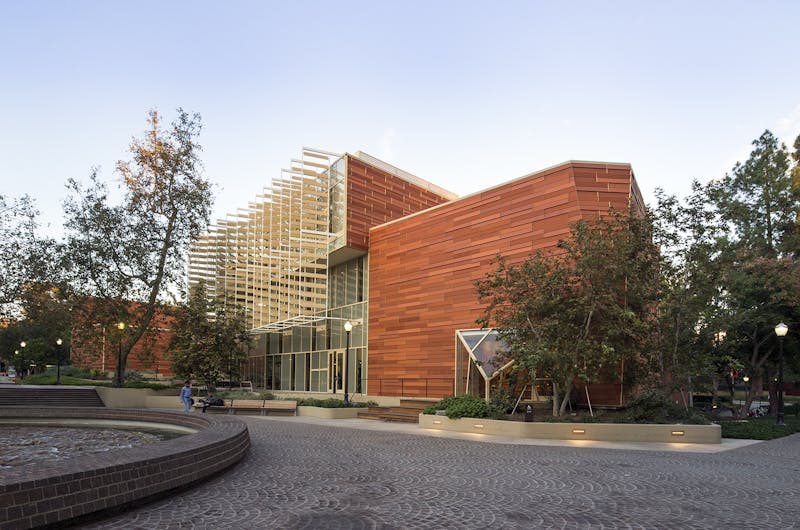 Shildan Terracotta, UCLA Ostin Music Center, Terracotta Rainscreen, Terracotta Sunscreen, Custom 