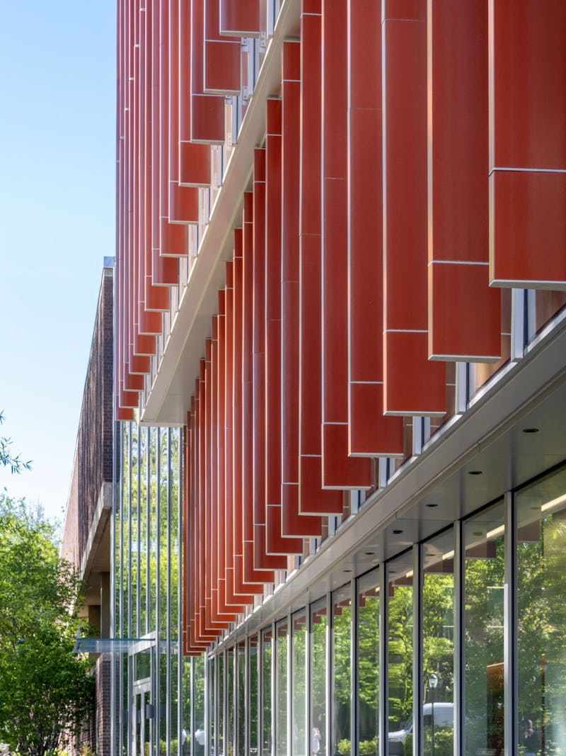 University of Pennsylvania Graduate School of Education Shildan Terracotta Rainscreen Sunscreen Facade Systems