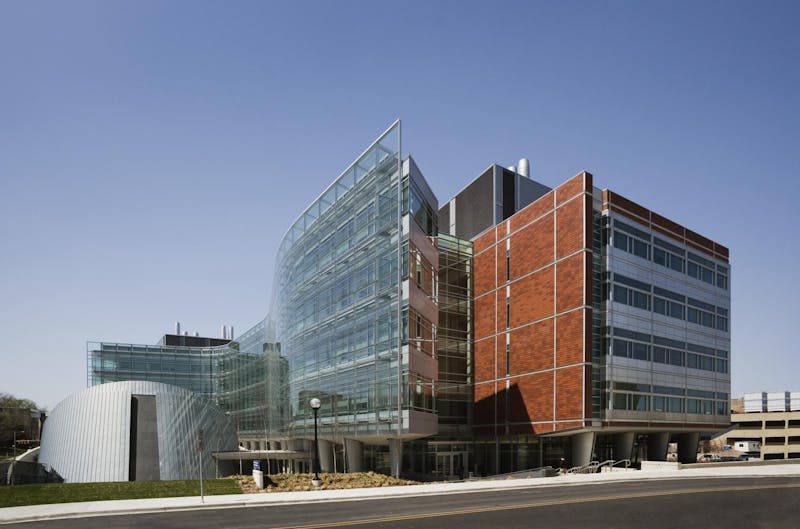 Shildan Terracotta, University of Michigan Biomedical Science Research Building, Terracotta Rainscreen, Alphaton, Oxide Red Patinated