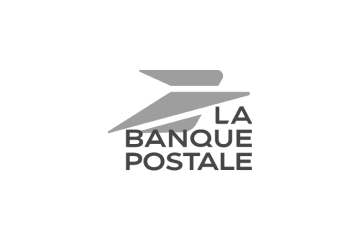 Logo Banque Postale gris