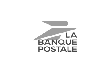 Logo Banque Postale gris