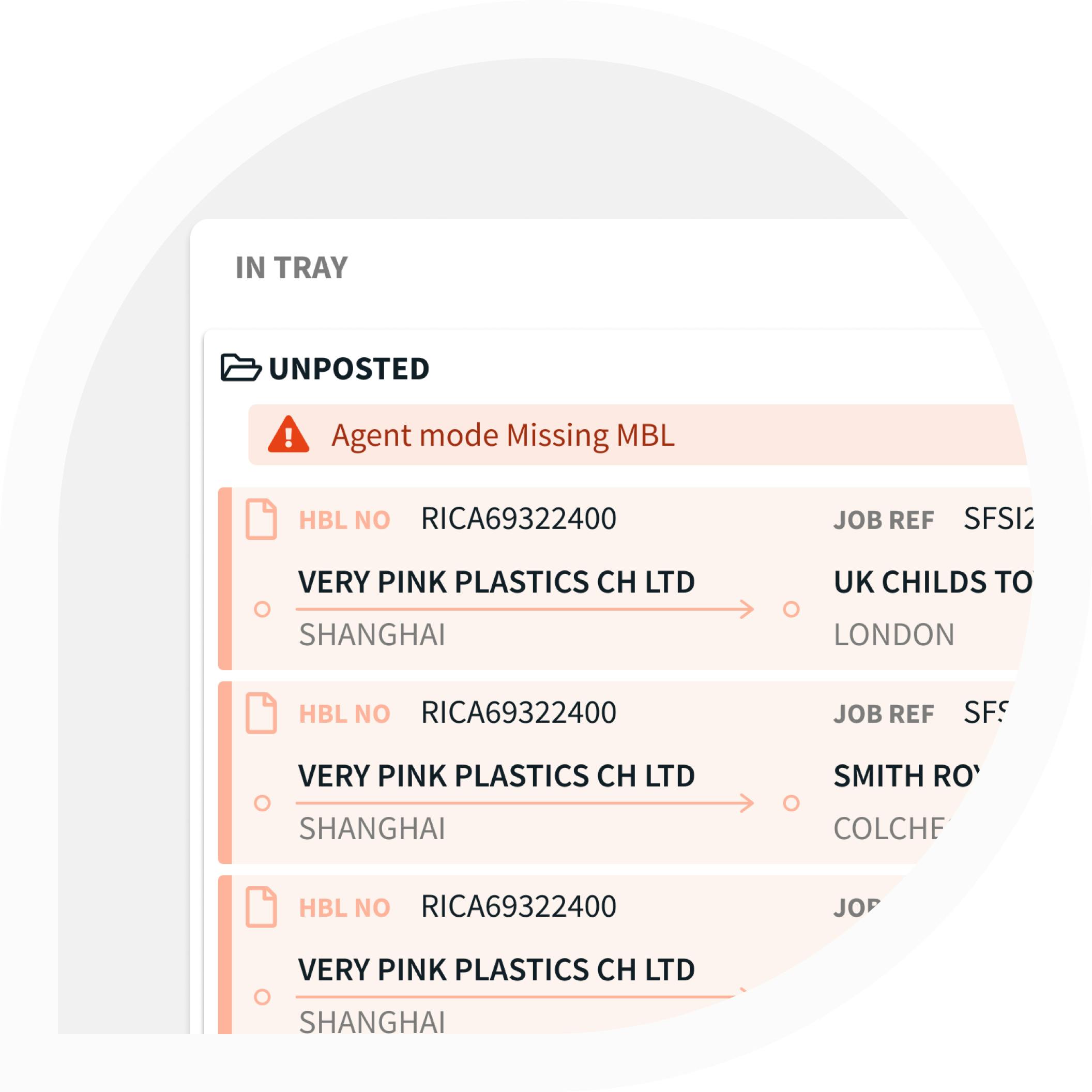 Shipamax Smart Document Grouping Bill of Lading