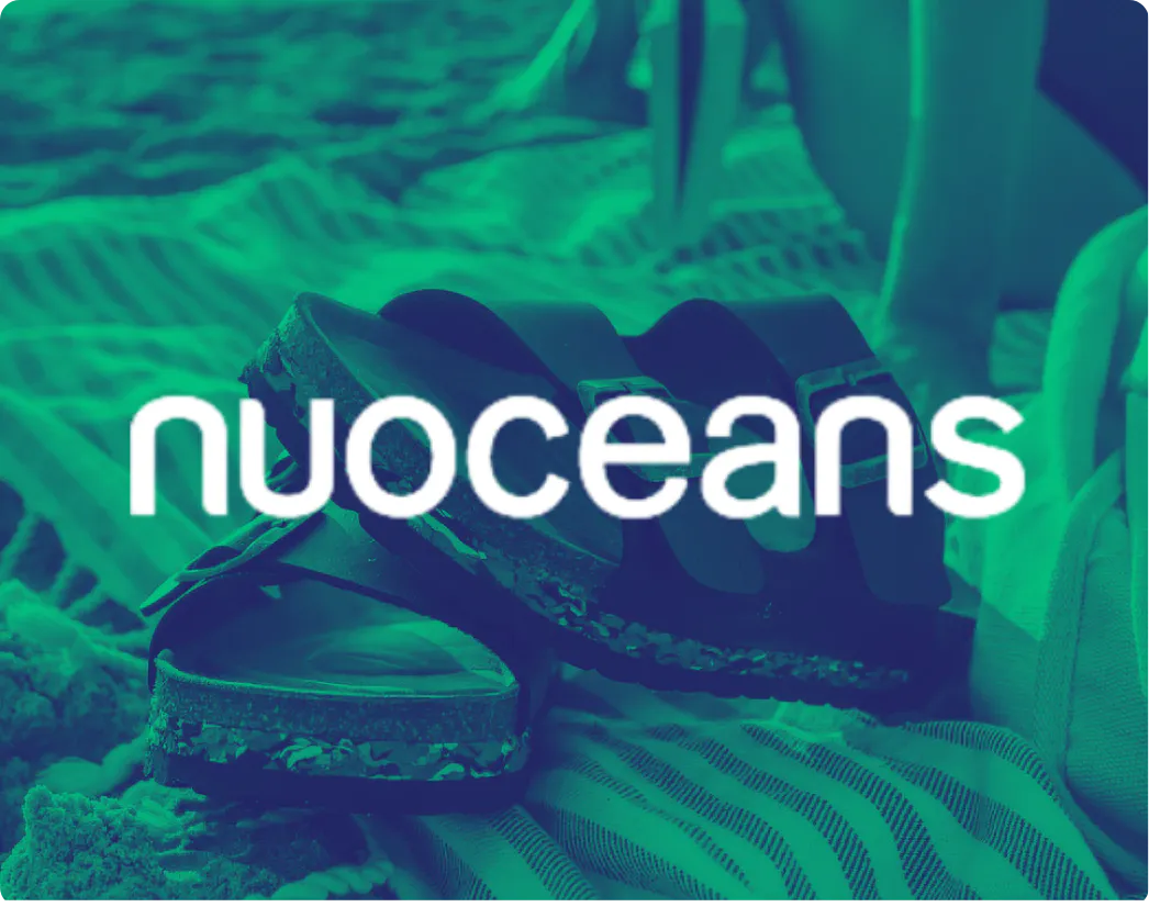 Logo Nuoceans on green background