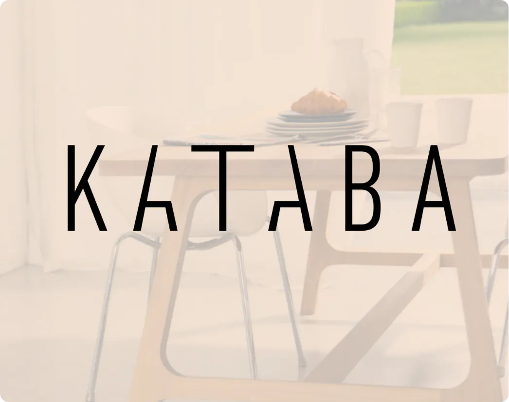 Logo Kataba on beige background