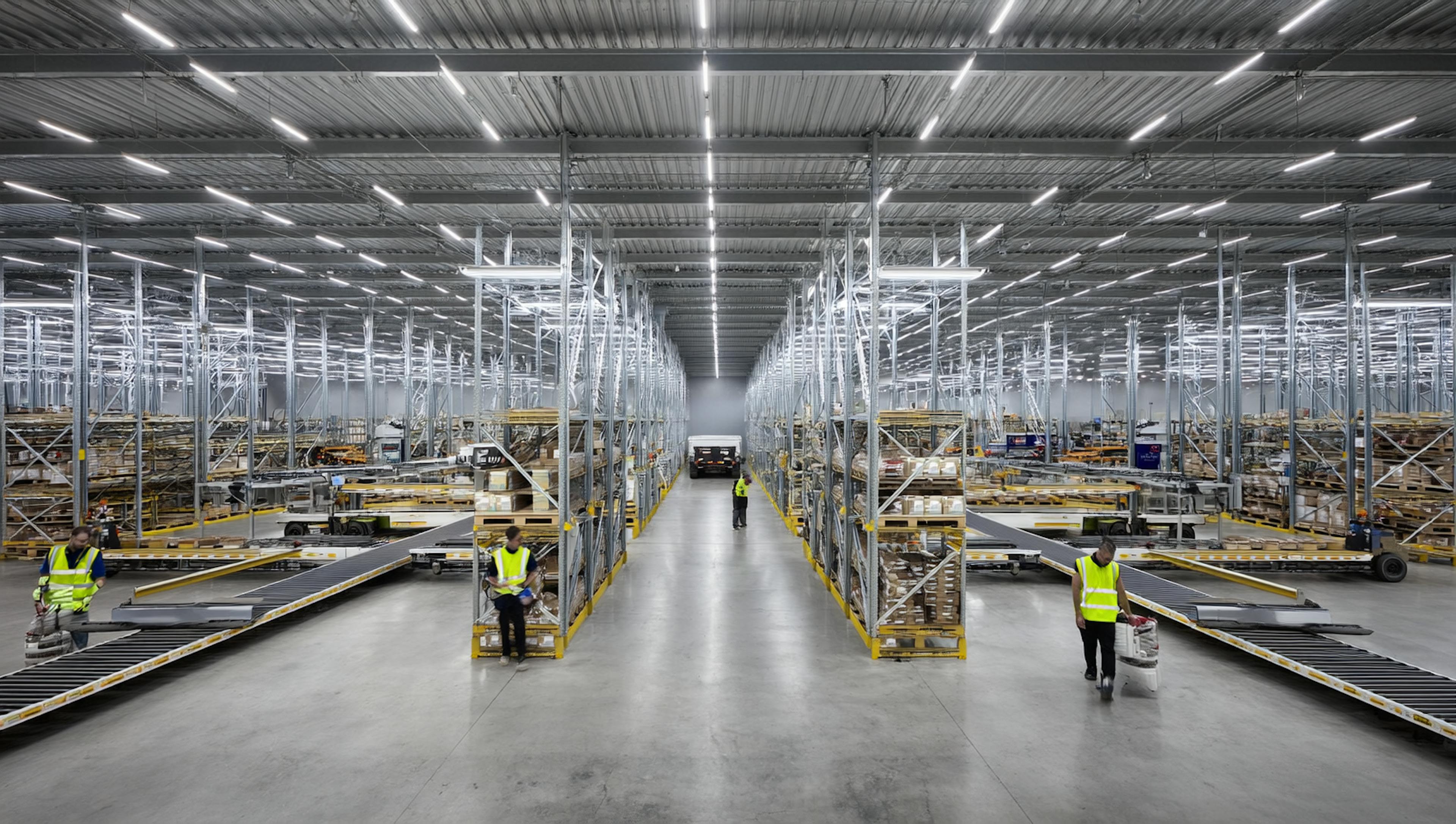 Modern Delaware warehouse with e-commerce fulfillment operations