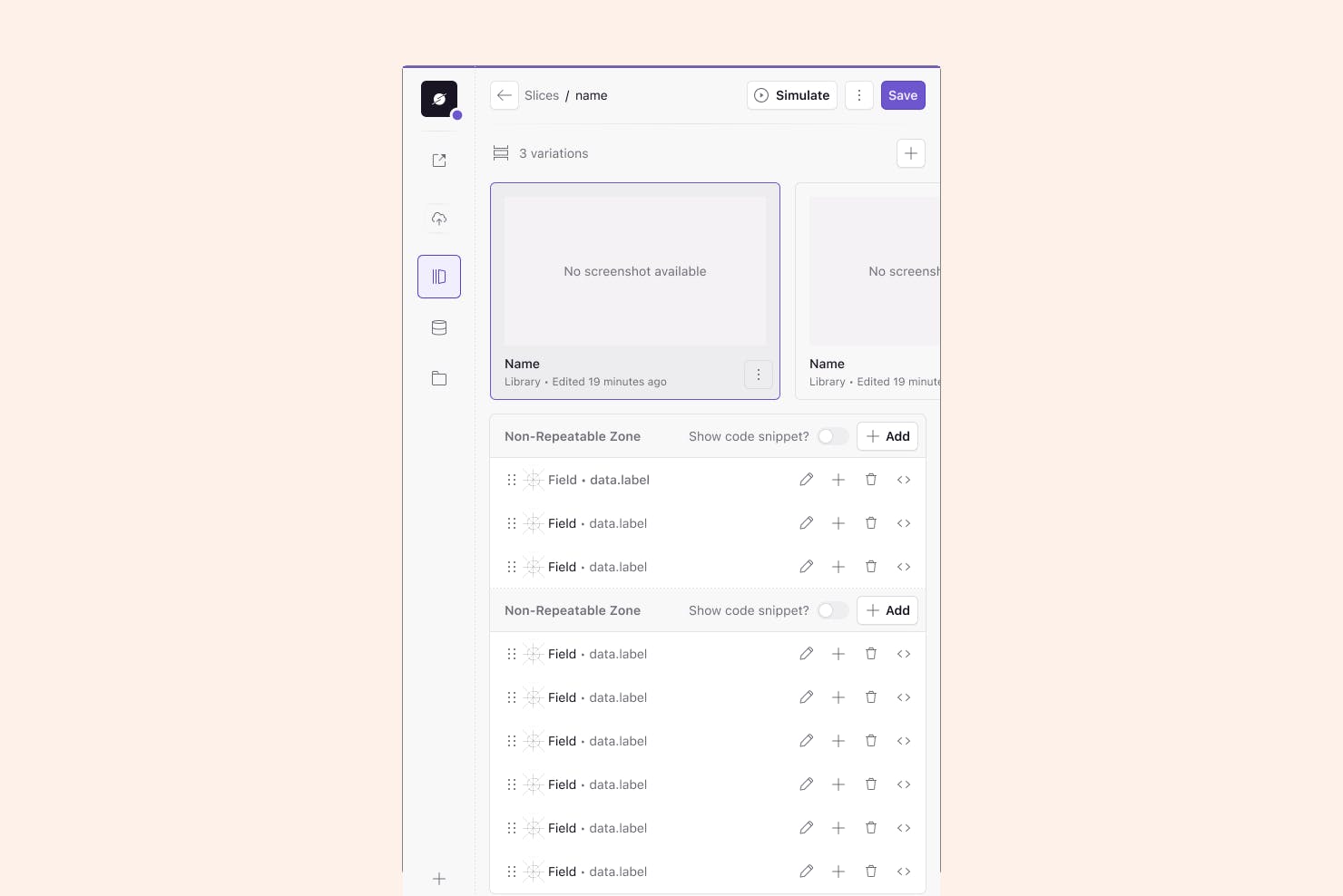 Slice Machine responsive menu