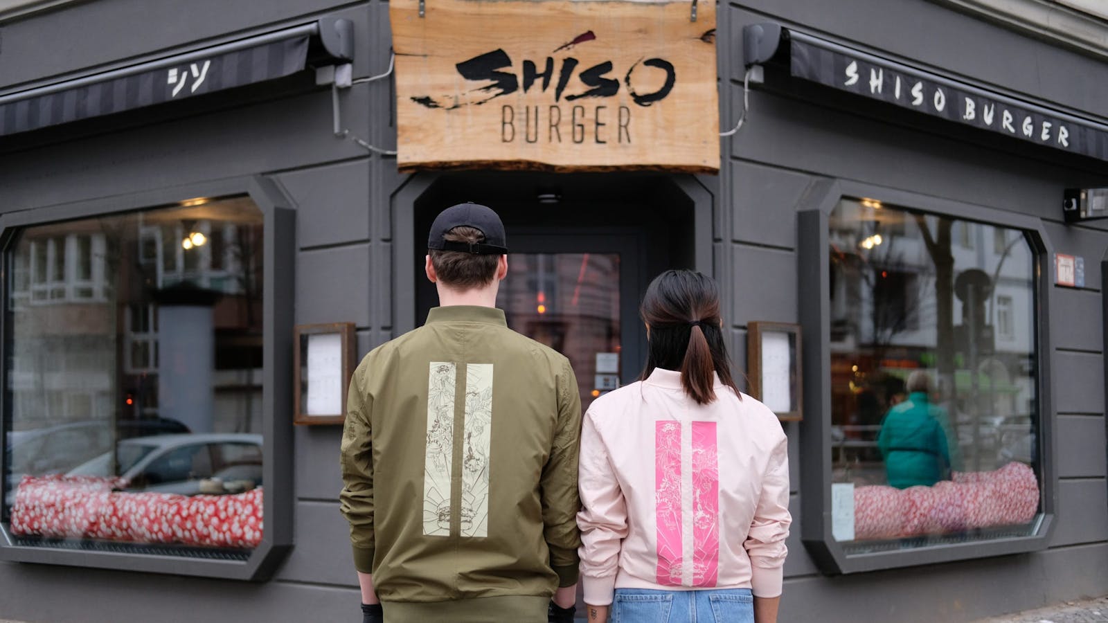 Kitchen and Service on the street, looking at their Shiso Burger branch.