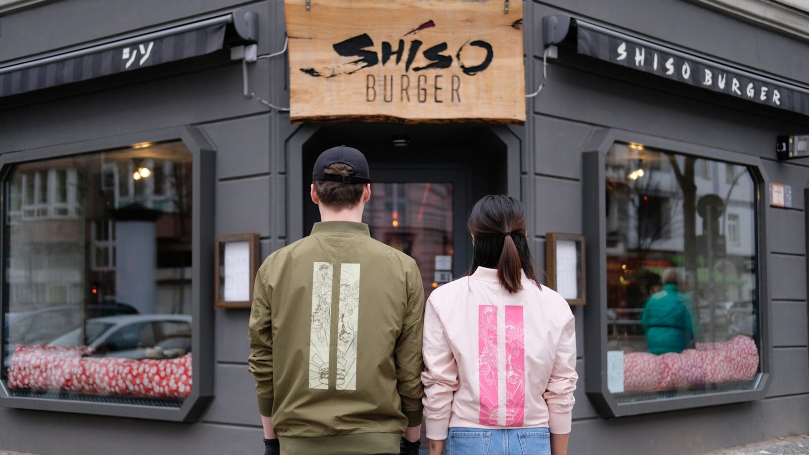 Kitchen and Service on the street, looking at their Shiso Burger branch.