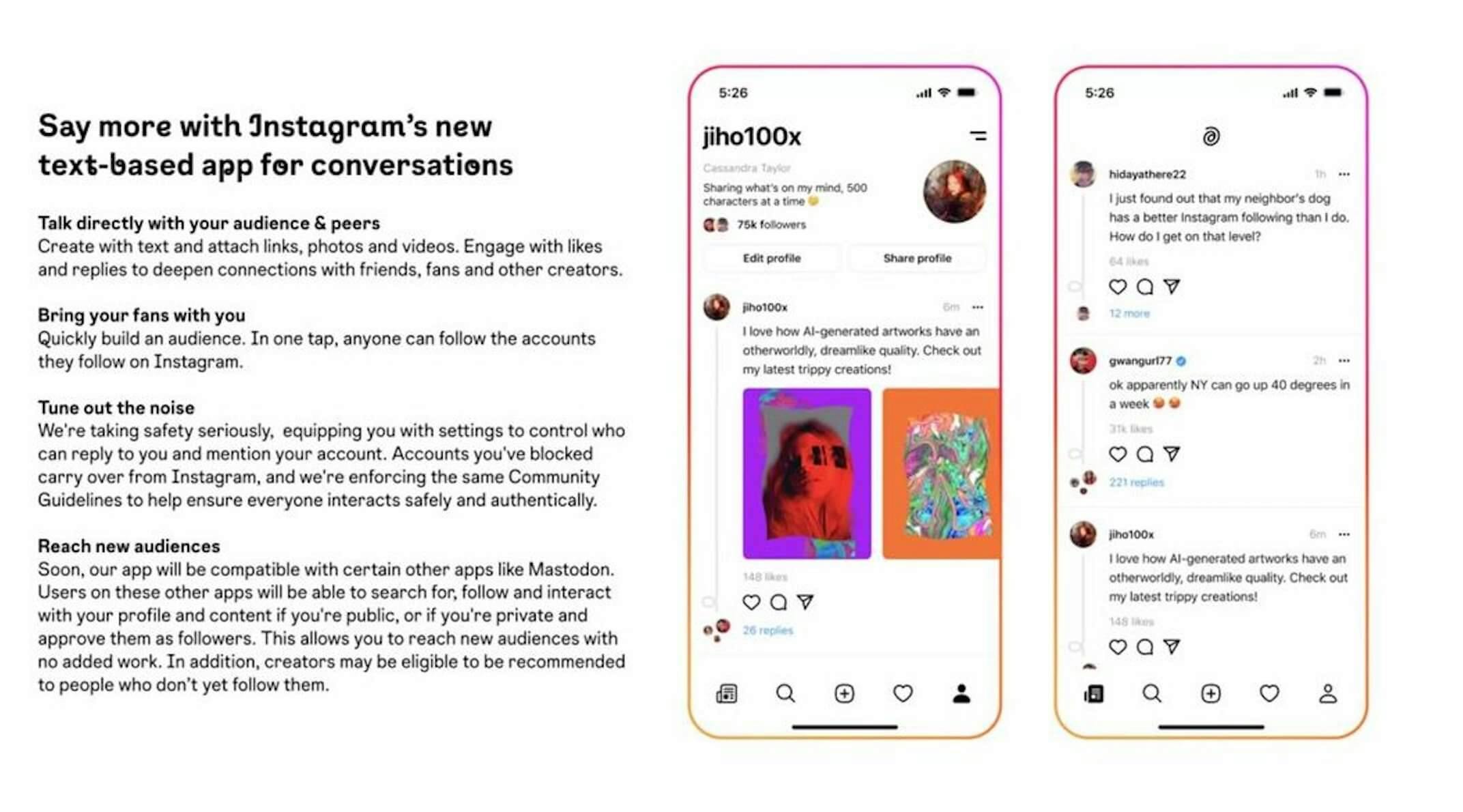 Конкурент Twitter від Instagram