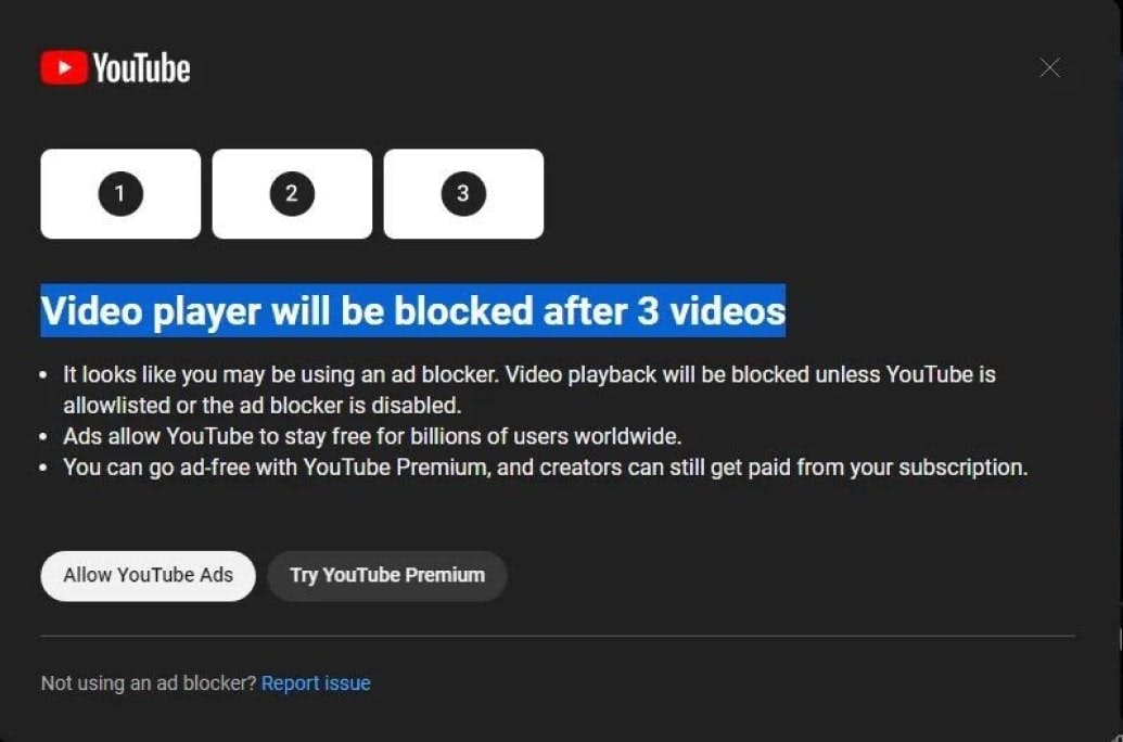 Блокувальник реклами і Youtube