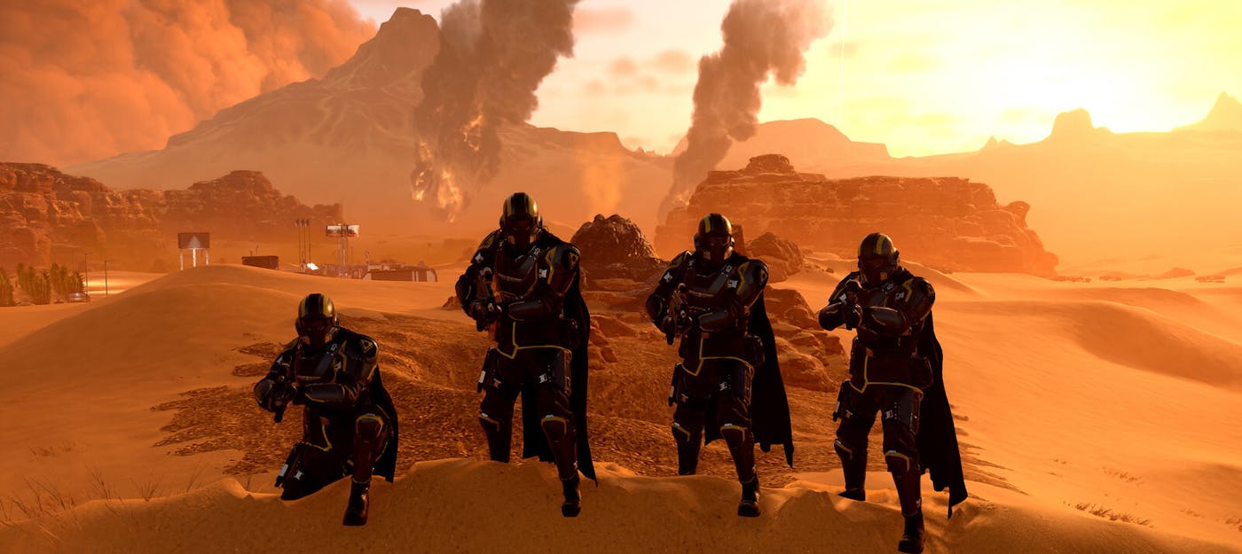 У Helldivers 2 підняли максимальний рівень та додали піщані бурі