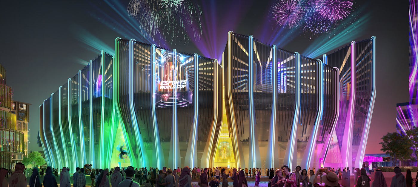 Інноваційна система трофеїв на відкритті Esports World Cup 2024