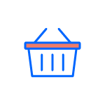 Shopping basket pictogram