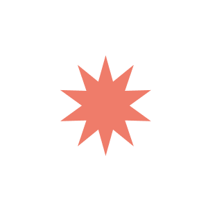 Orange star pictogram
