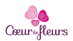 Logo cœur de fleurs
