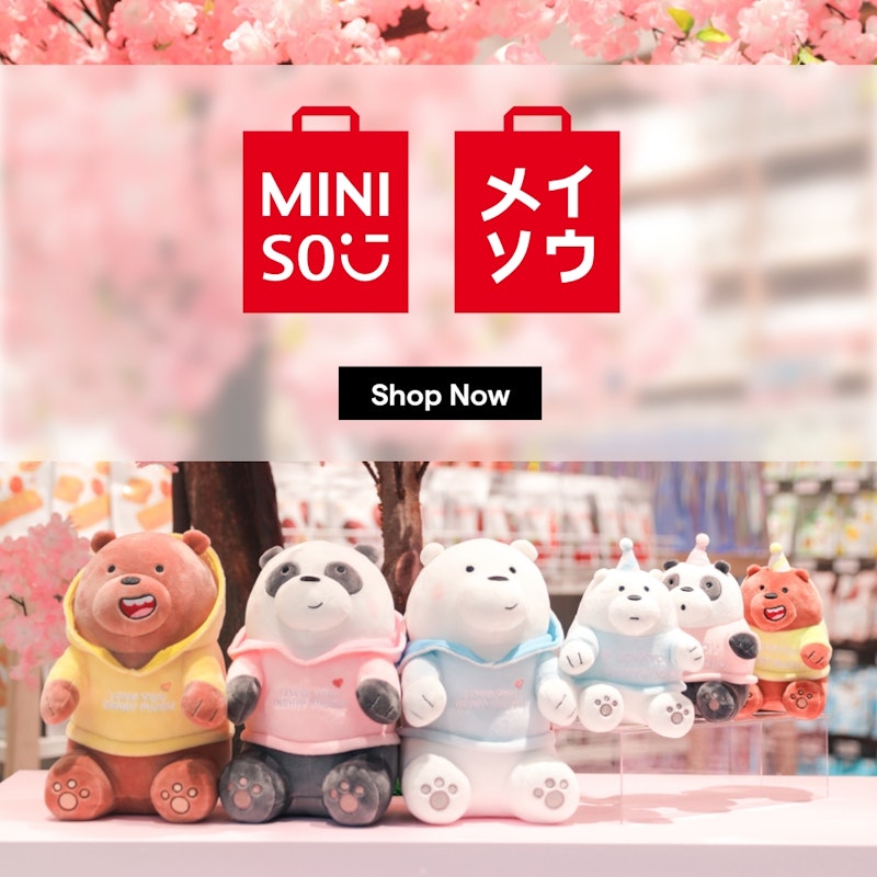 Miniso We Bare Bears-banner